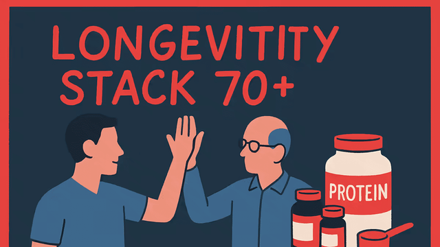Longevity at age 70: An Evidence-Based Supplement Routine from Dr. Nicolas Verhoeven