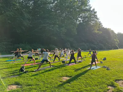 Sunset Flow — Yoga at the Planetarium  — 2