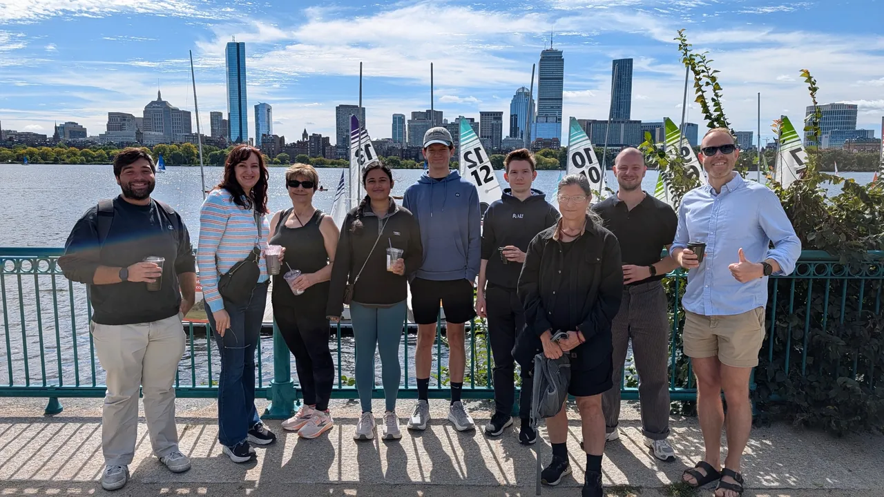 Coffee and Walk on the Charles — 1