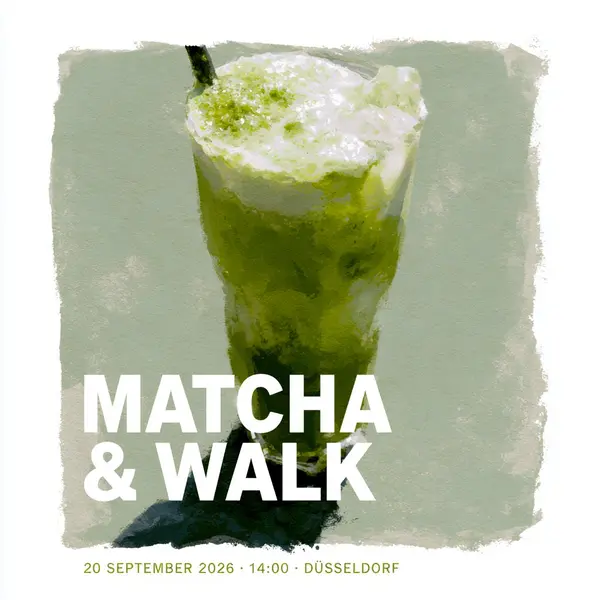 First Longevity Düsseldorf Event: Matcha & Walk!