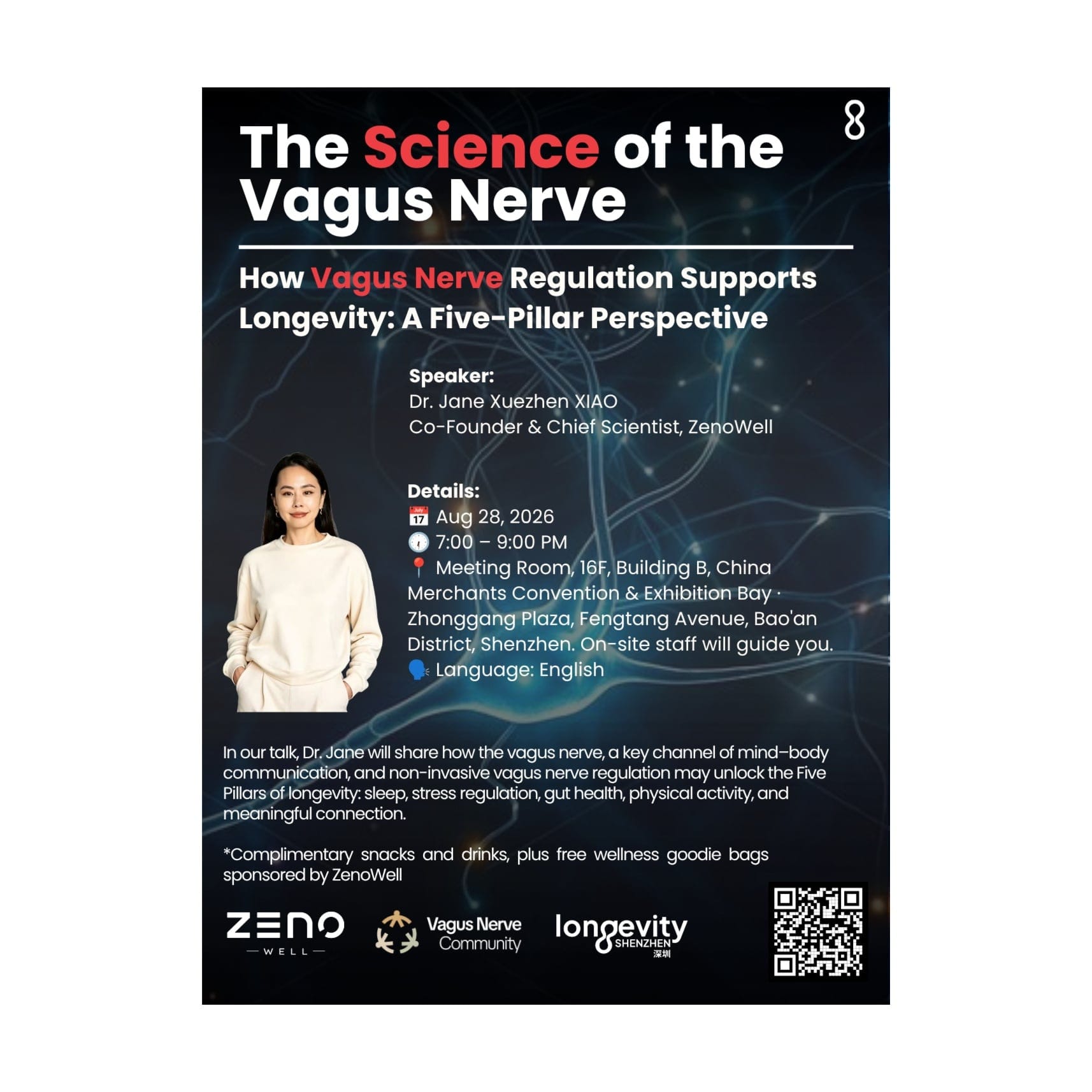 How Vagus Nerve Regulation Supports Longevity: A Five-Pillar Perspective