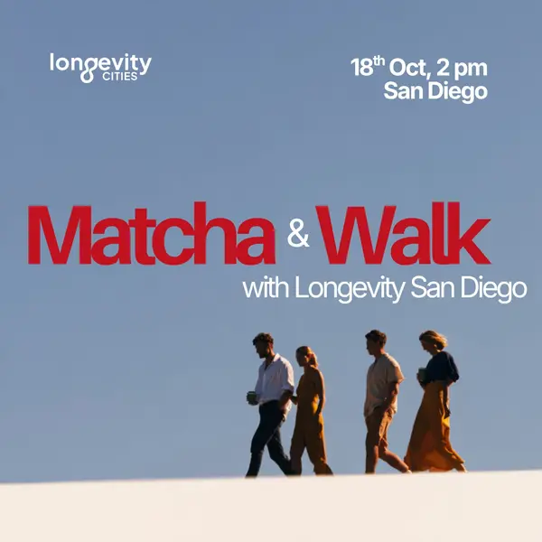 Matcha & Walk with Longevity San Diego
